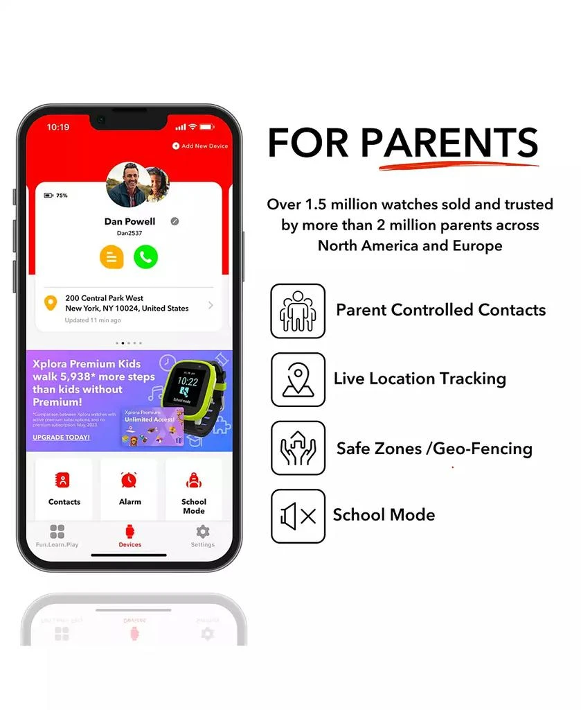 Xplora XGO3 Kids Smart Watch Cell Phone with GPS Tracker – Green 4