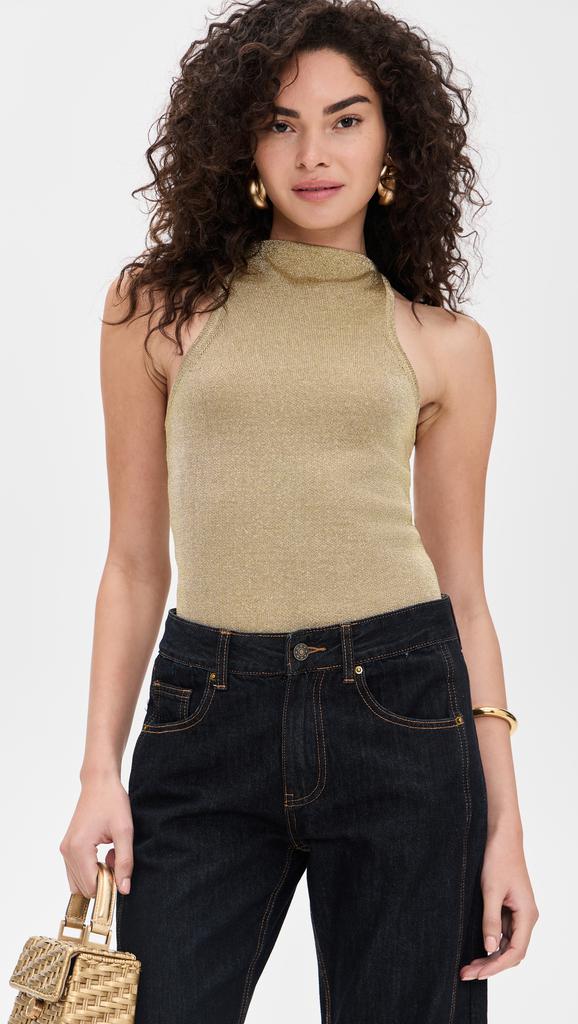 Cult Gaia Cassius Knit Thong Bodysuit