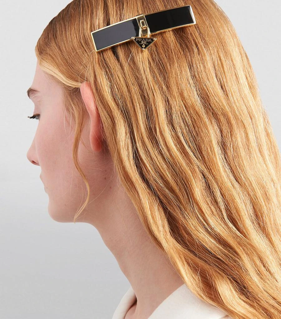 Prada Triangle Hair Clip 3