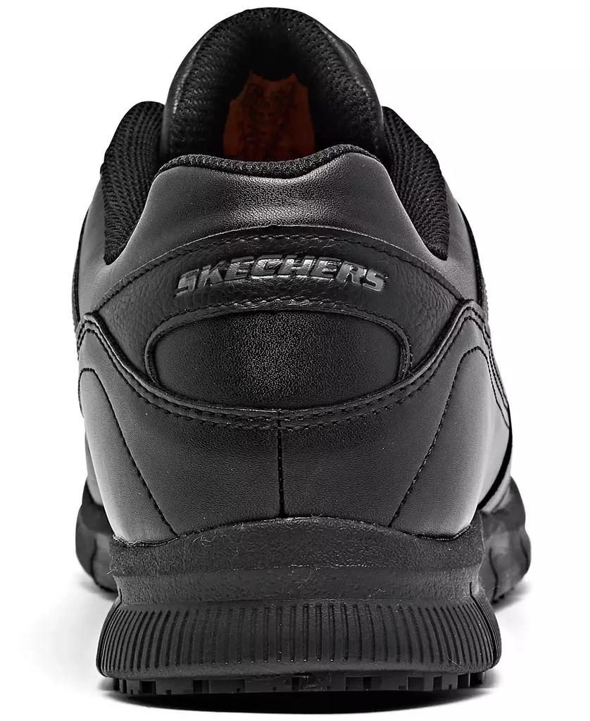 SKECHERS Men's Work Relaxed Fit- Nampa Slip Resistant Work Casual Sneakers from Finish Line 4