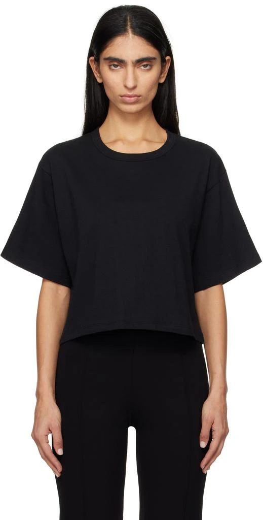 LESET Black Margo Boxy T-shirt 1