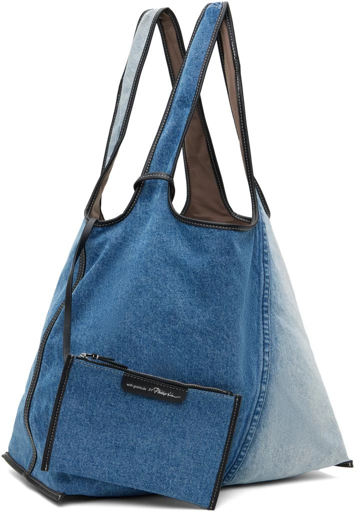3.1 Phillip Lim Blue Denim Market Tote 2