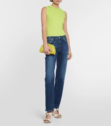 7 For All Mankind Ellie mid-rise straight jeans 2