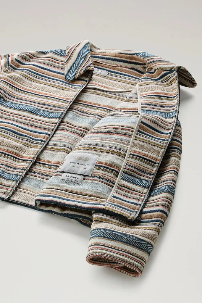 Woolrich Gentry Overshirt in Manteco Recycled Cotton Blend - Women - Multicolor 4