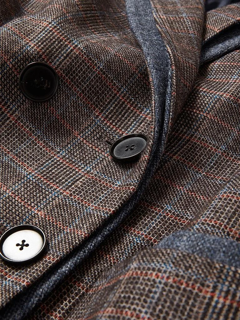 VERONICA BEARD Hedi Checked Wool-Blend Dickey Jacket 7