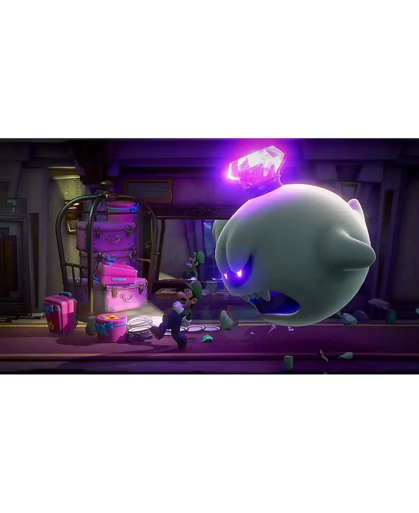 Nintendo Switch White OLED Console with Luigi
s Mansion 3, MightySkins Console and Controller Skin Voucher, and 1 Year CPS Extended Warranty 5