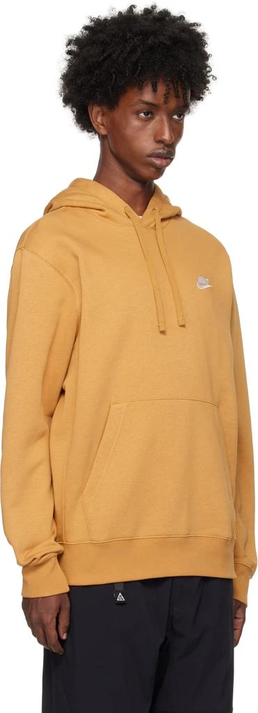 NIKE Brown Sportswear Club Fleece Hoodie 2