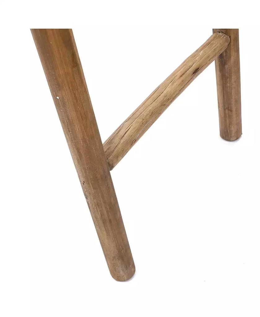 LuxenHome Rustic 6ft Decorative Blanket Ladder 9