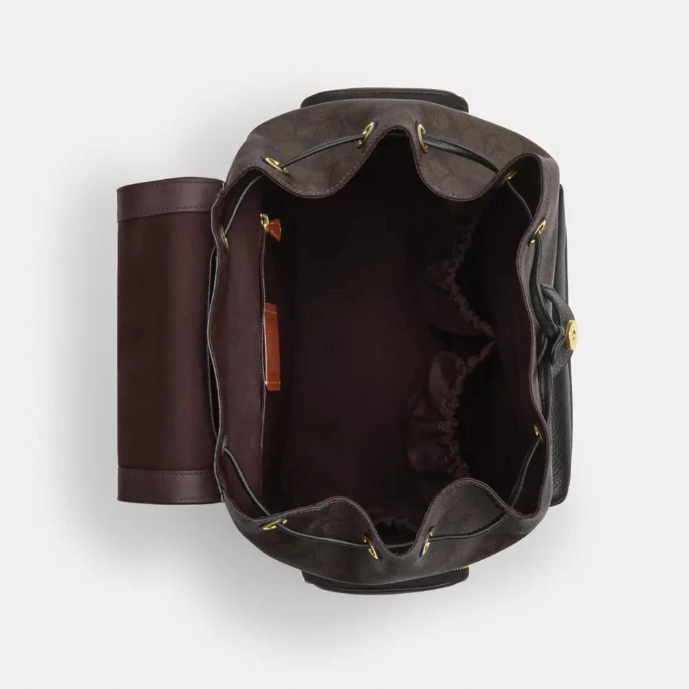 Coach Baby Backpack In Signature Canvas 4