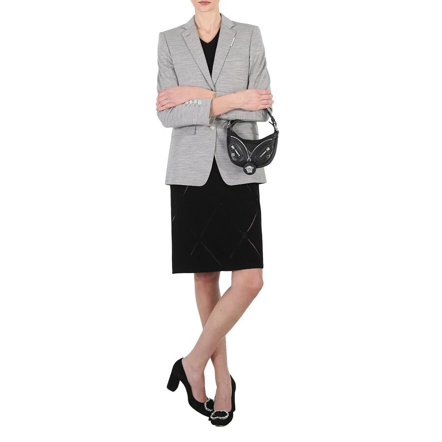 Versace Repeat Mini Black Hobo Bag 2