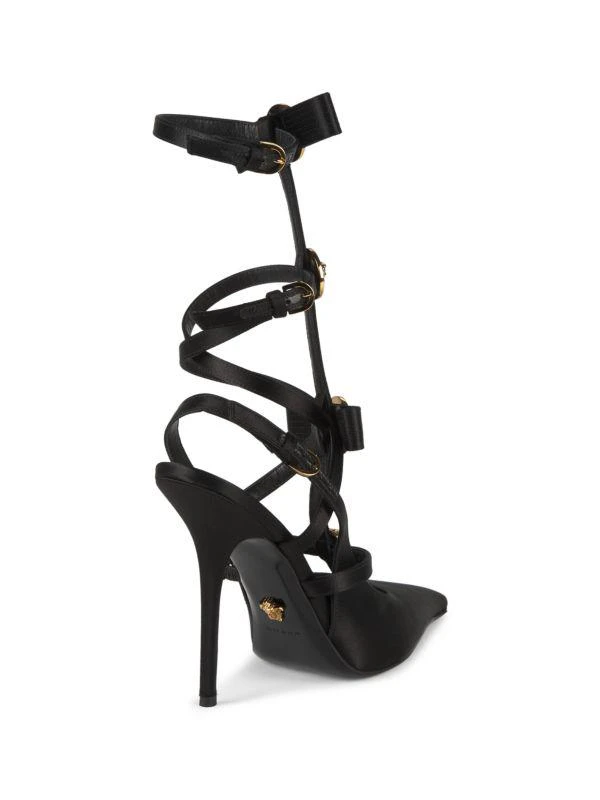 Versace 117MM Point Toe Stiletto Pumps 3