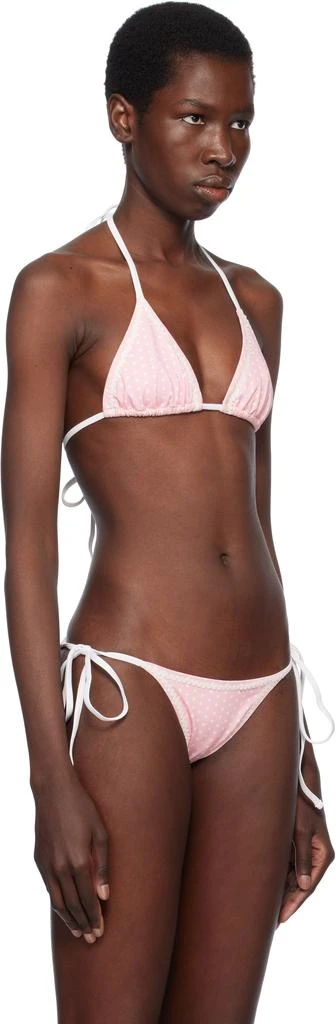 Frankies Bikinis Pink Nick Skimpy Triangle Bikini Top 2
