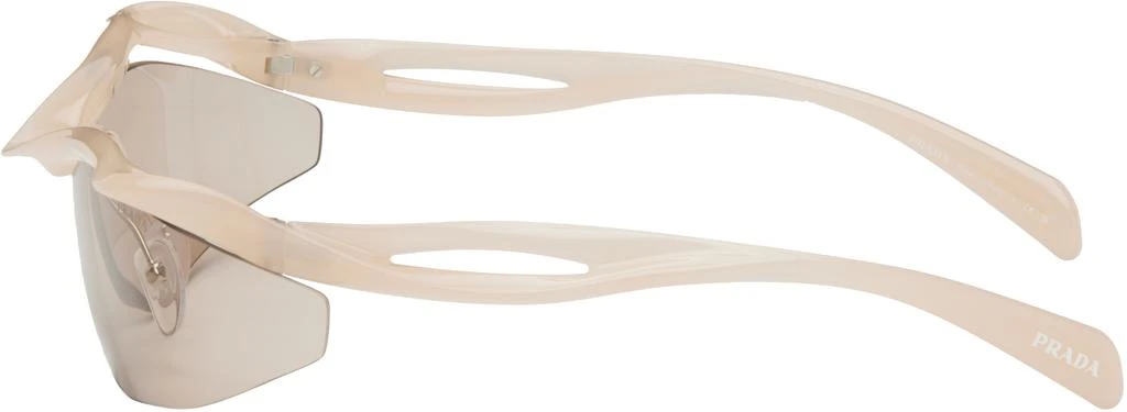 Prada Pink Twisted Frame Sunglasses 3