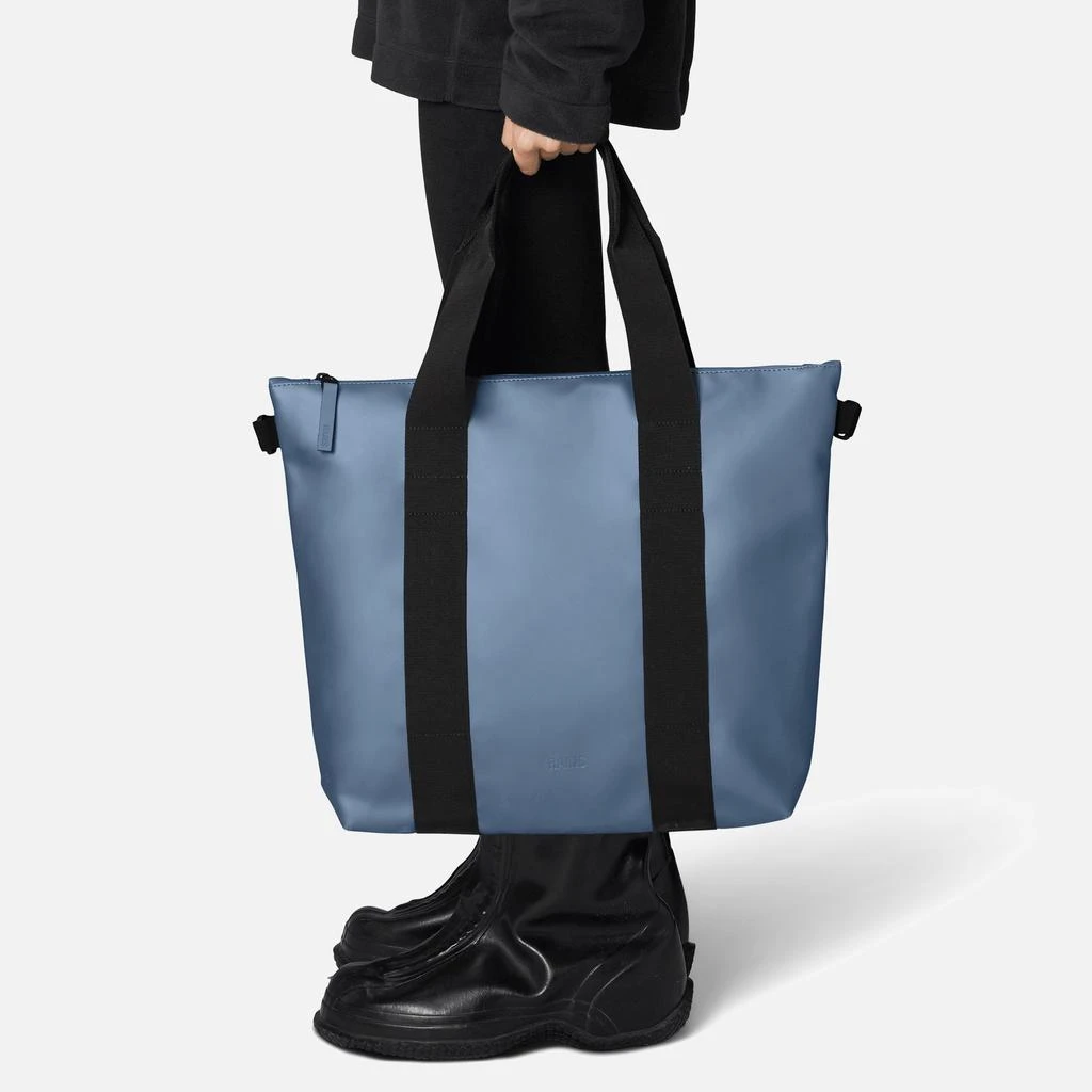 RAINS Rains W3 Patent Shell Mini Tote Bag 2