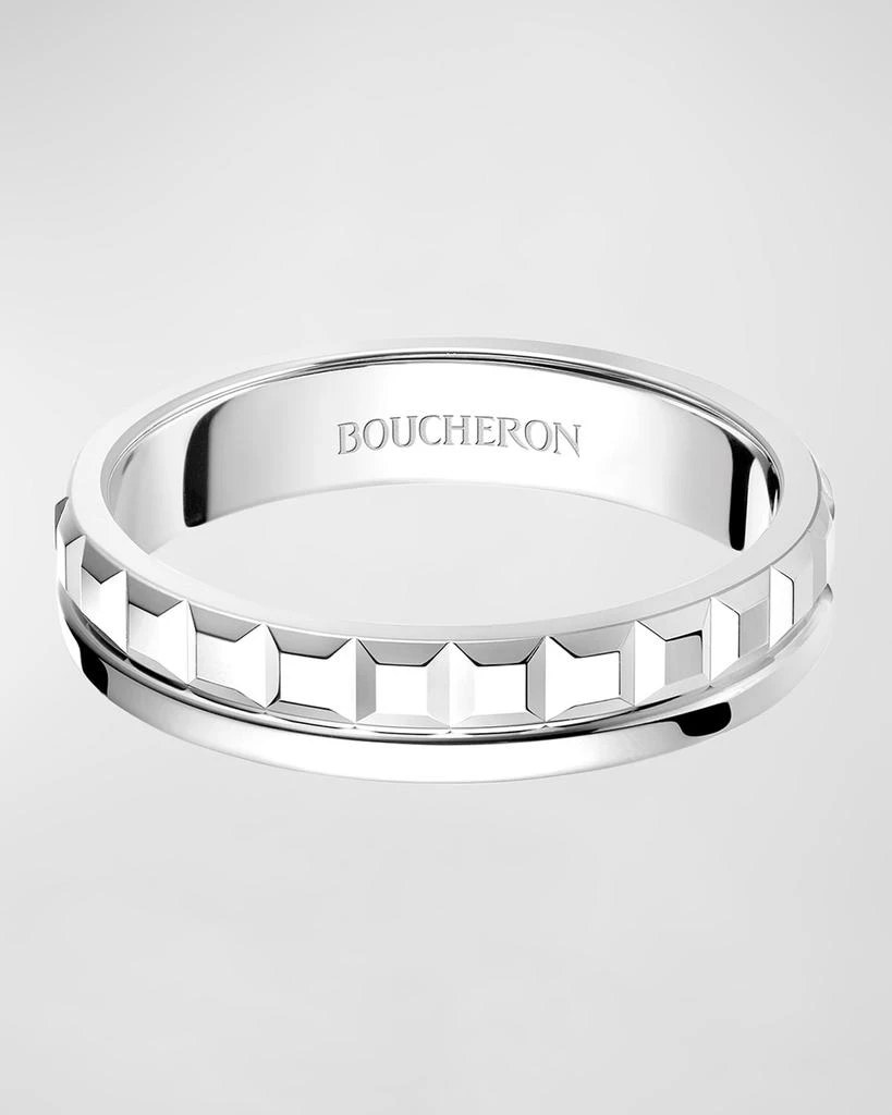 Boucheron Quatre 18K White Gold Radiant Edition Band Ring