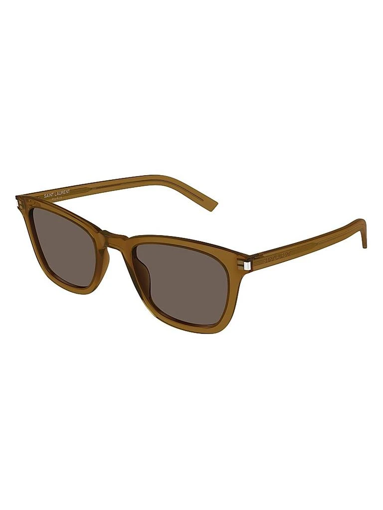 Yves Saint Laurent Slim Acetate 50MM Squared Sunglasses 1
