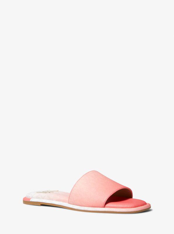 michael_kors Hayworth Ombré Logo Slide Sandal