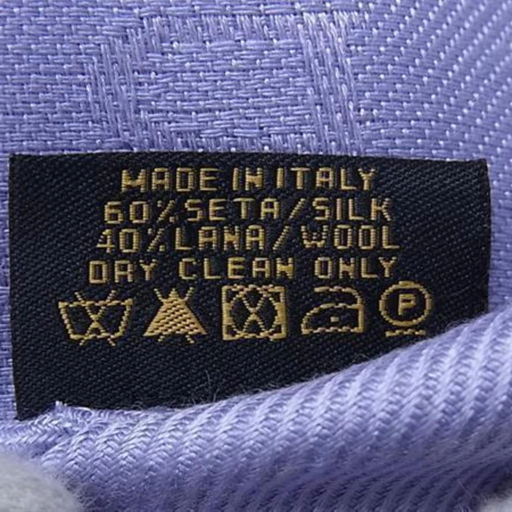 BVLGARI Silk Wool Stole (Pre-Owned) 2