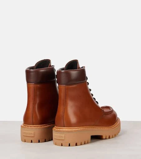 Prada Leather combat boots 2