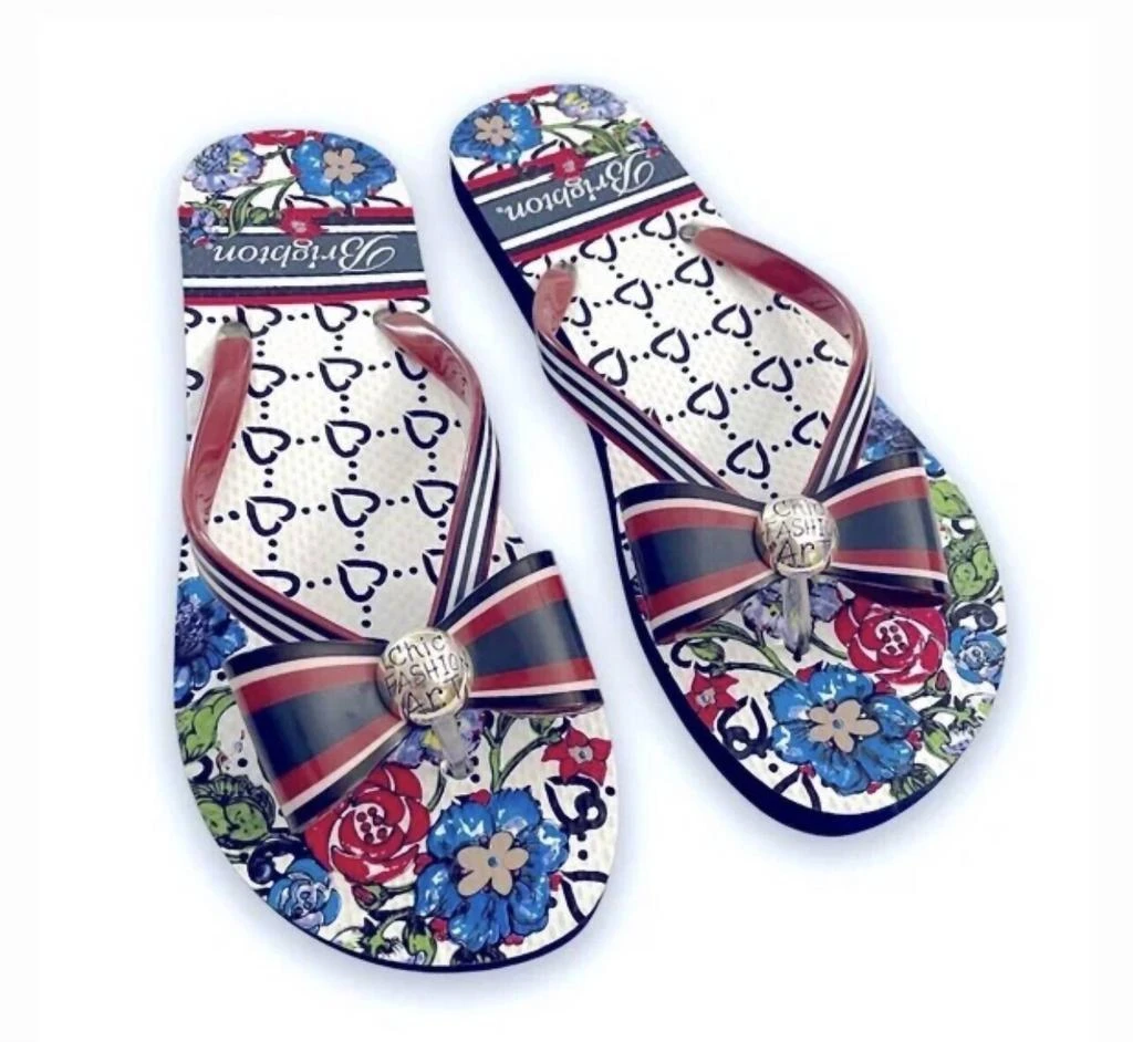 Brighton Entice Flip Flops In Multi 3