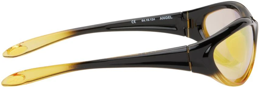 BONNIE CLYDE Black & Yellow Angel Sunglasses 2