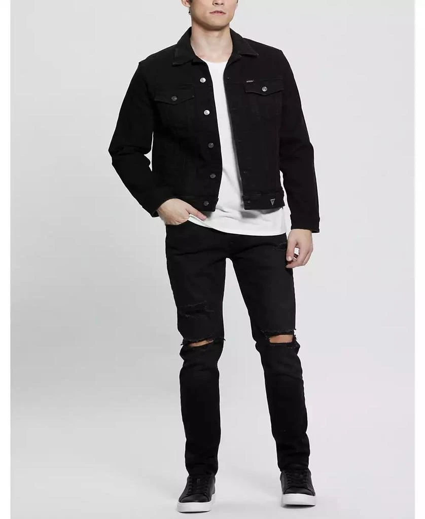GUESS Men's Finnley Black Tapered Jeans 2