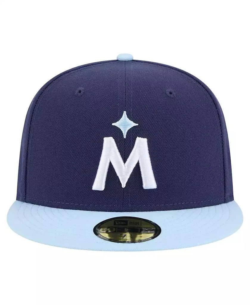 New Era Men's Navy/Light Blue Minnesota Twins Color Pack 2-Tone 59FIFTY Fitted Hat 2