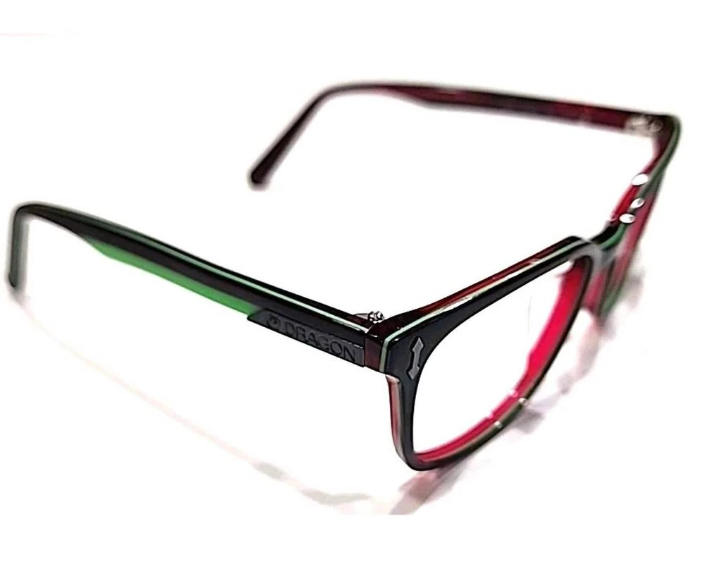 Dragon Alliance Unisex - Finn Square Eyeglasses In Red Green