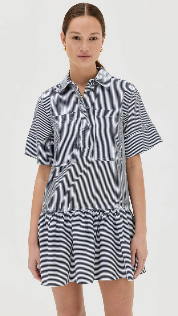 SIMKHAI Cris Short Sleeve Shirtdress 6