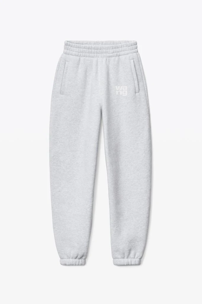 Alexander Wang PUFF LOGO SWEATPANT IN STRUCTURED TERRY 2