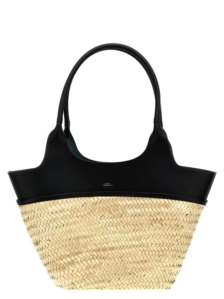 A.P.C. A.P.C. Panier Tanger Straw Tote Bag 1