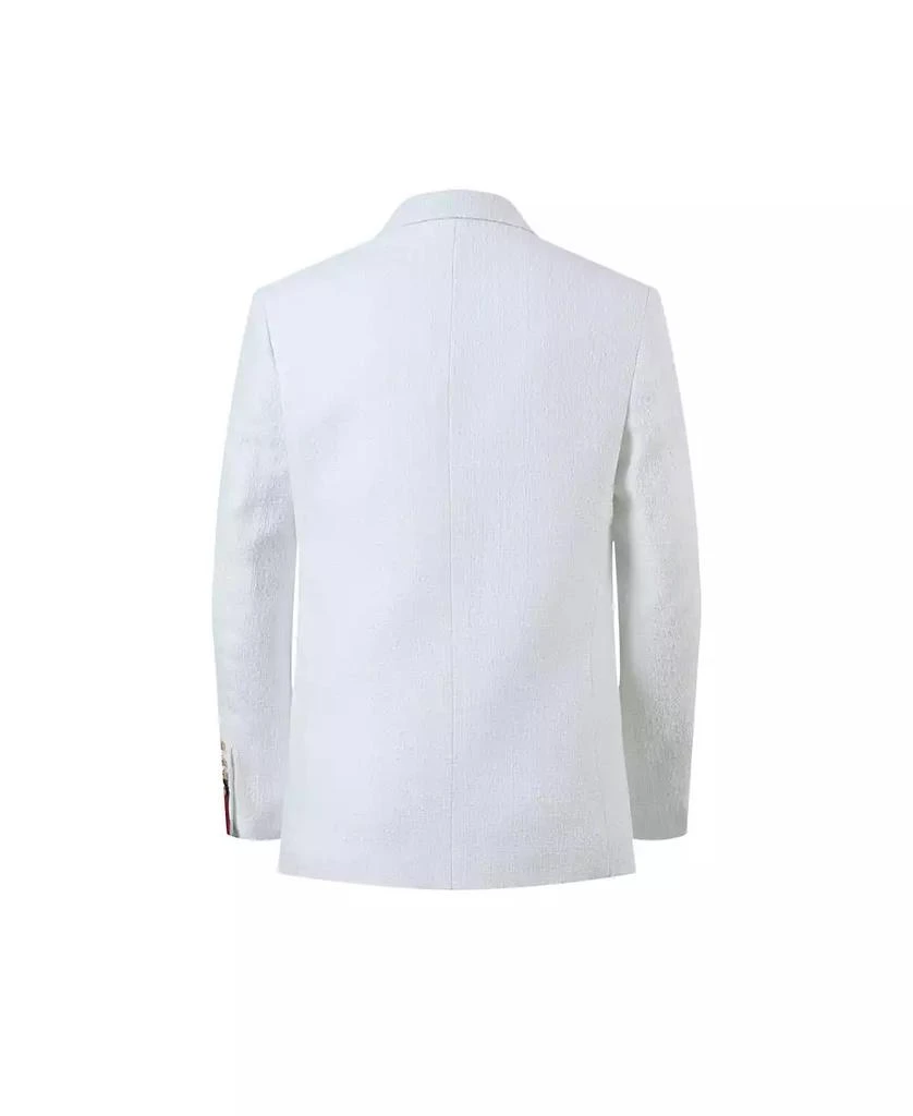 Elie Balleh Boys White Slim Fit Elegant Jacket 2