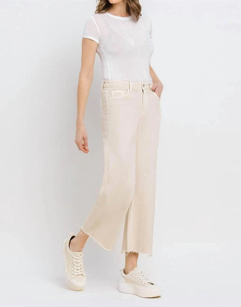 VERVET BY FLYING MONKEY Vervet By Flying Monkey - High Rise Crop Wide Leg Jeans 3