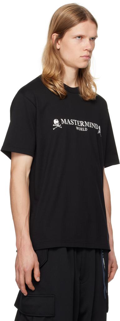 mastermind WORLD Black Logo T-shirt