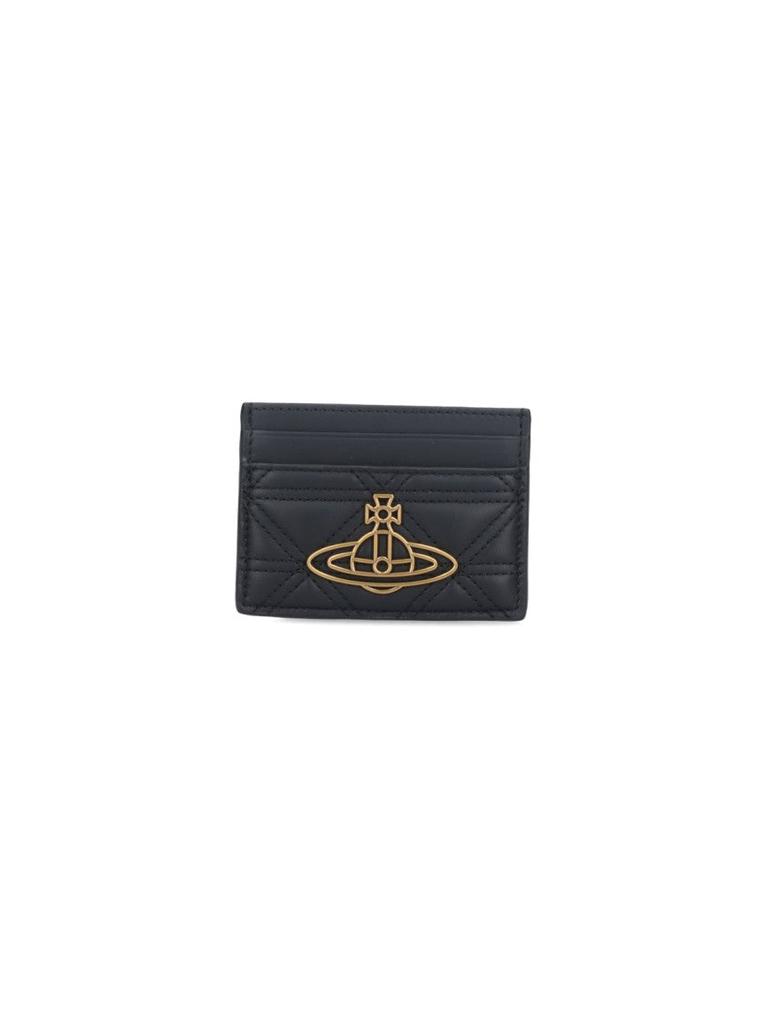 【Vivienne Westwood】Slim Flap Card Holder ★追跡可能★ Vivienne Westwood Slim Flap Card Holder Black 54020001WS0021