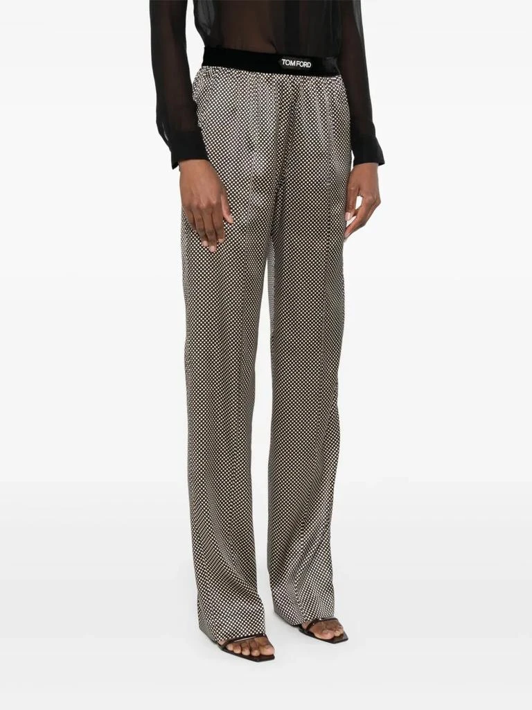 Tom Ford POLKA DOT SIGNATURE SILK PJ PANTS 4