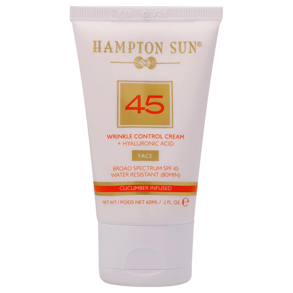 Hampton Sun Wrinkle Control Face Cream SPF 45 by  for Unisex - 2 oz Cream