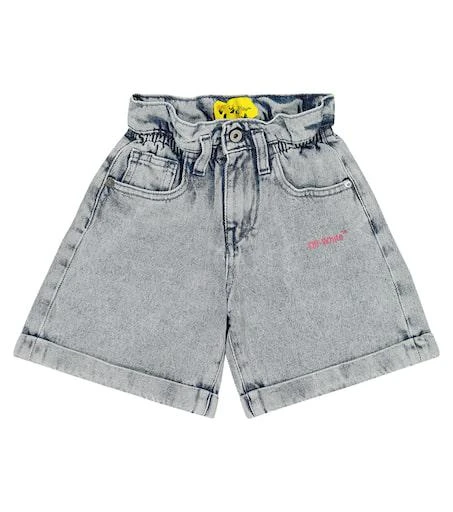 Off-White Bleached denim shorts 1