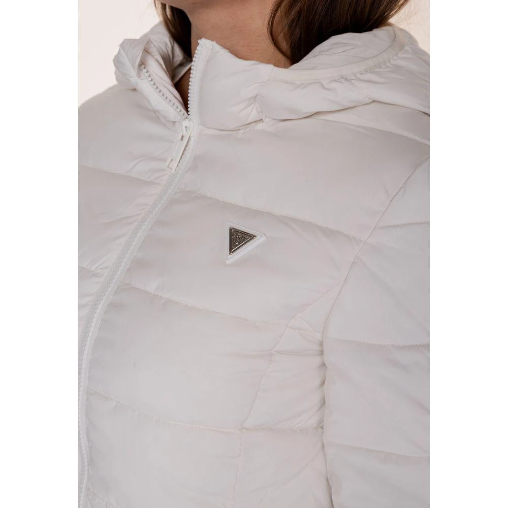 Guess Active White Polyester Jackets & Coat 3