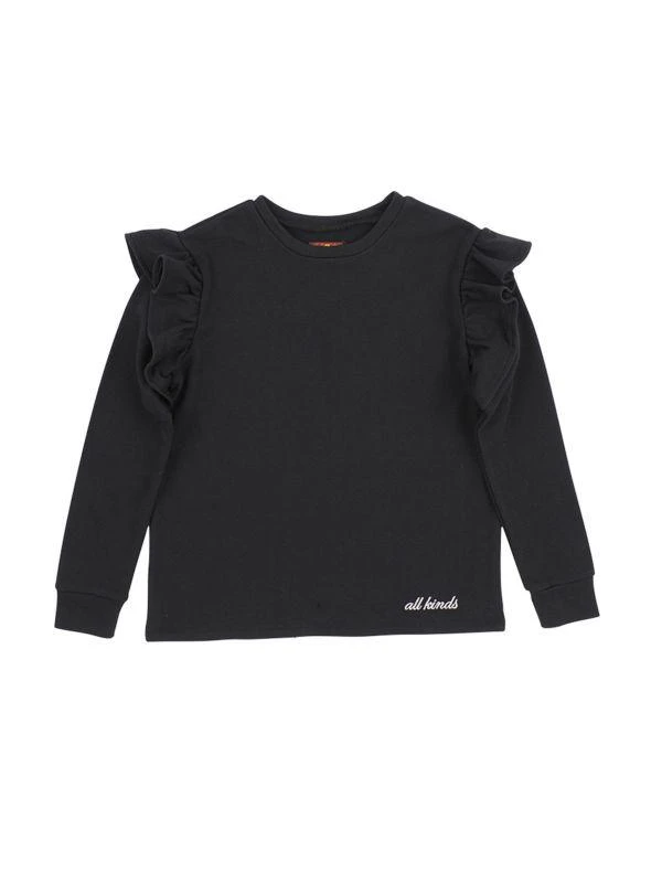 7 For All Mankind Little Girl's & Girl's Ruffled Sweatshirt 1