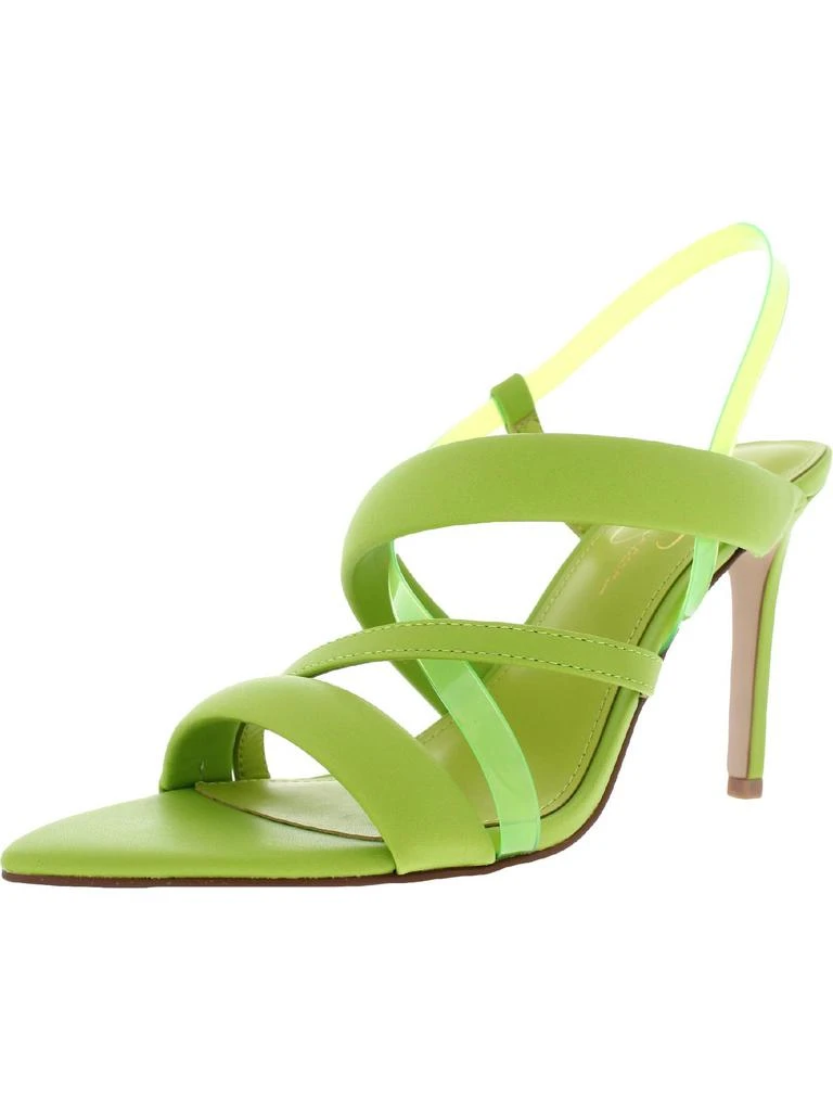 Jessica Simpson Krissta  Womens Faux Leather Pointed Toe Heels 1