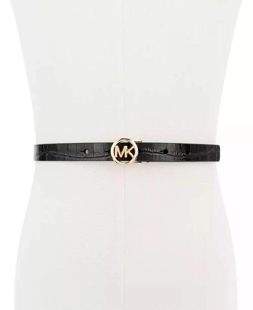 Michael Kors Logo Skinny Leather Belt 4