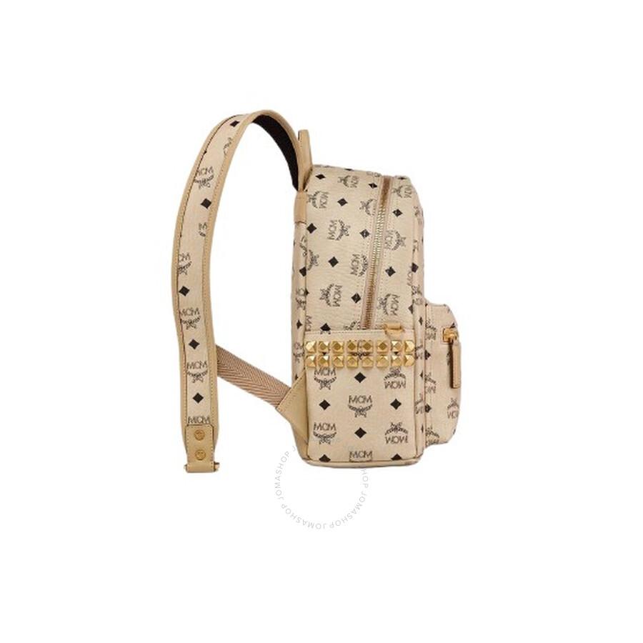 MCM Stark Small Backpack With Visetos Pattern