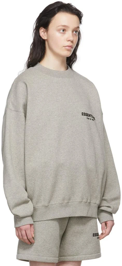 Fear of God ESSENTIALS Gray Crewneck Sweatshirt 2