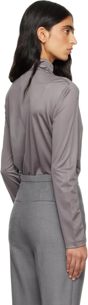 Dries Van Noten Gray Jersey Turtleneck 3