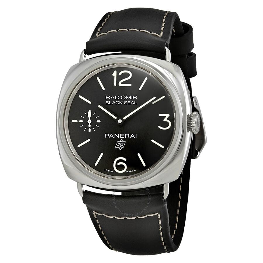 Panerai Radiomir Black Seal Hand Wind Black Dial Men's Watch PAM00754