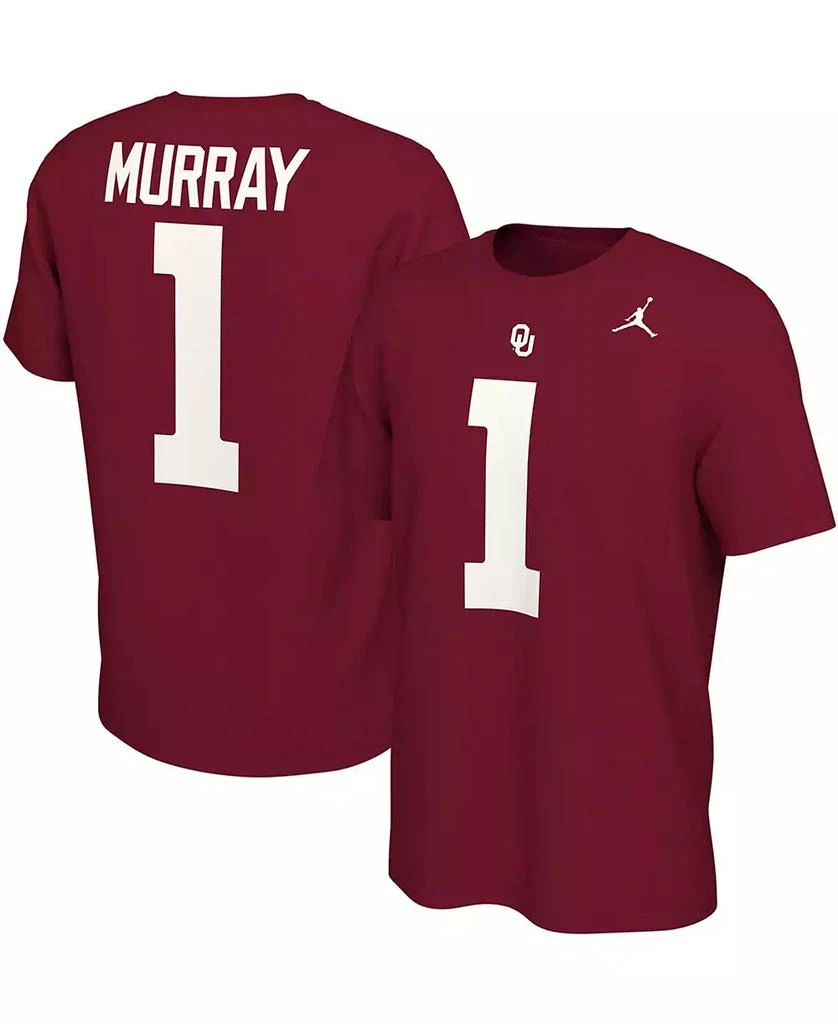 Jordan Men's Kyler Murray Crimson Oklahoma Sooners Alumni Name Number T-shirt 1