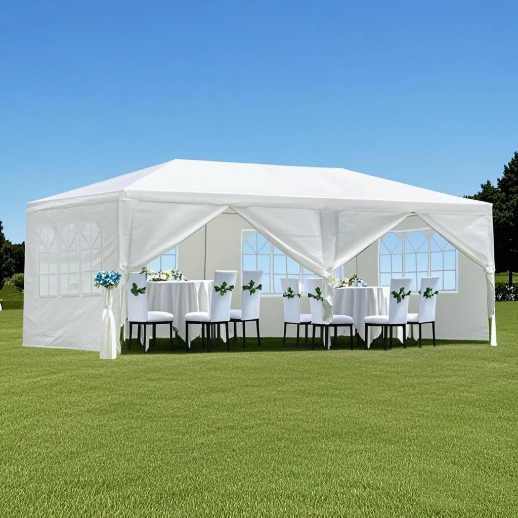 Streamdale Furniture Streamdale 10x20' Gazebo Tent with Sidewalls 1