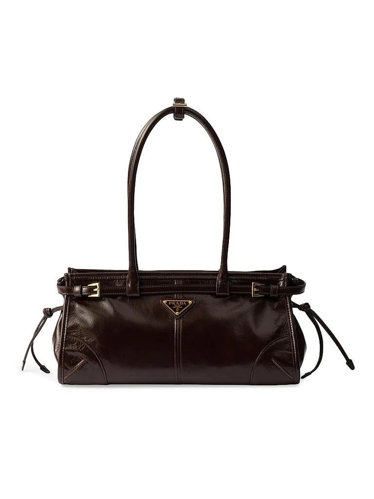 Prada Bonnie Medium Leather Top Handbag 1
