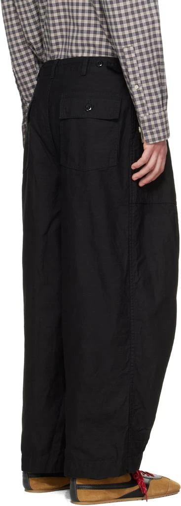 Needles Black H.D. Fatigue Trousers 3